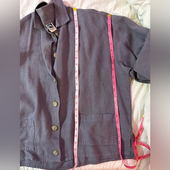 PA Company Boston - Boxy Linen Button Blouse - "One Size" - Picture 6 of 16